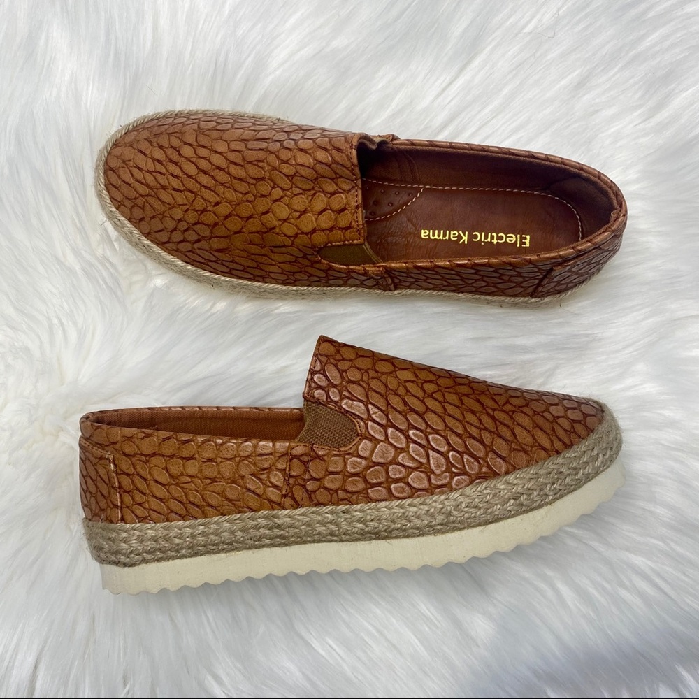 Electric Karma | Camel Espadrille | Sz 7